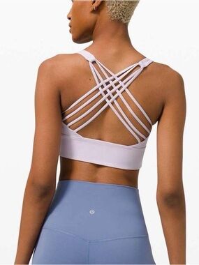 lululemon athletica free to be wild bra size 4 lavender